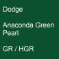 Preview: Dodge, Anaconda Green Pearl, GR / HGR.